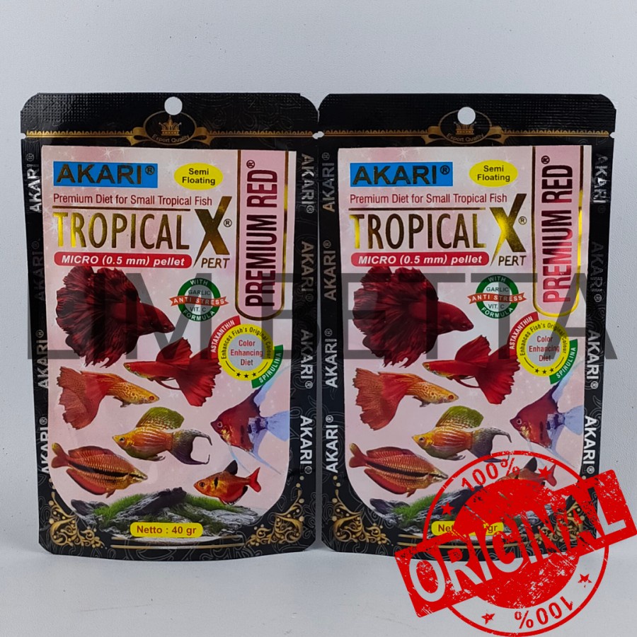 AKARI TROPICAL PREMIUM RED 40 GRAM / AKARI TROPICAL X CHILCLID