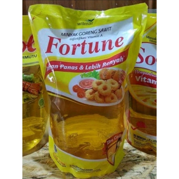 

Minyak Goreng Sawit Merek Fortune 2Liter Kemasan Pouch