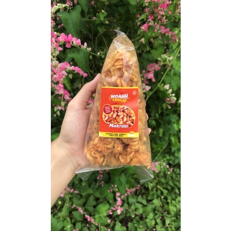 woahhcemilan/aneka cemilann/makanan ringan/keripik/basreng/makaroni/jajanan/ukuran sedang-Mkni spral pds sopan