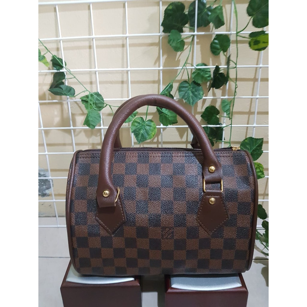 TAS SELEMPANG MOTIF LV TABUNG