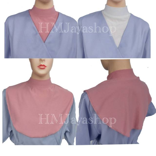 Manset Leher Hijab Dada Wanita Inner Leher Berkualitas