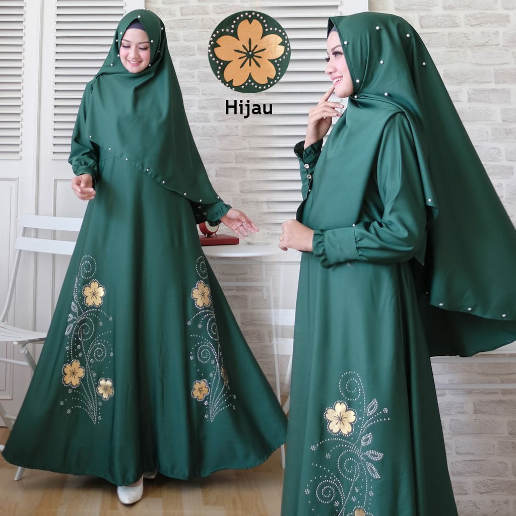 HOPYLOVY - Gamis Janela Syari Mutiara