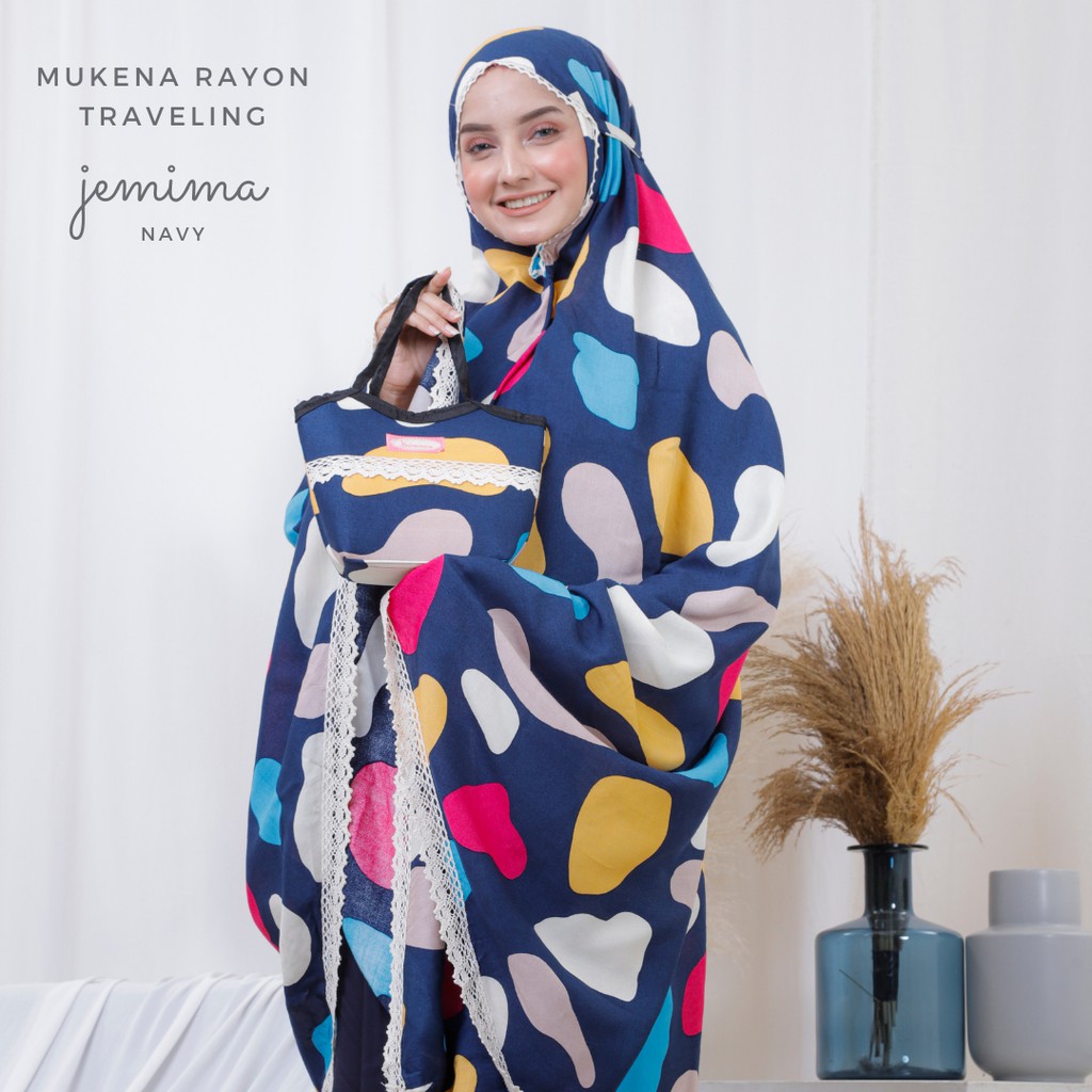 Mukena Dewasa Rayon Traveling Jemima