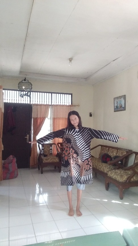 Promo 7.7  Tunik Batik M L Xl Xxl