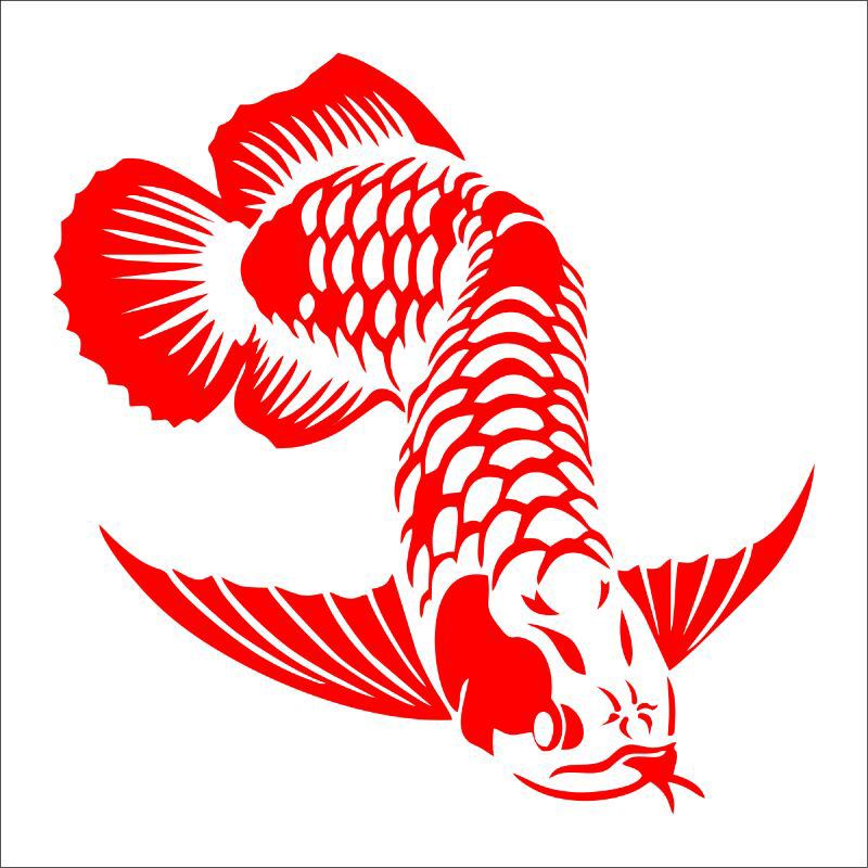 

STIKER CUTTING STICKER IKAN ARWANA