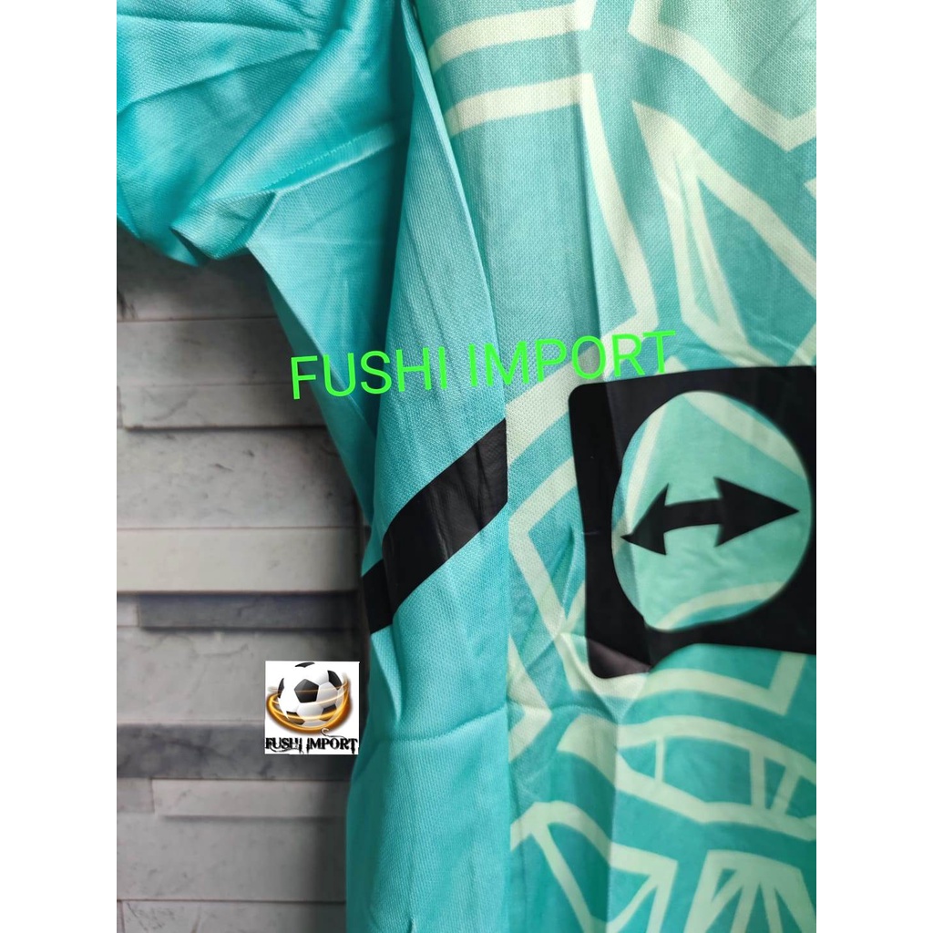 Jersey Baju Bola MU Kiper Goalkeeper Home Away 3rd Third Hijau Green 2022 2023 Grade Ori