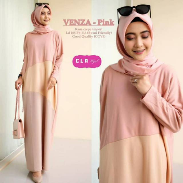 Venza Maxy, maxi dress, dress muslim, gaun muslim, gamis, gamis muslim, gamis kekinian, gamis Jumbo