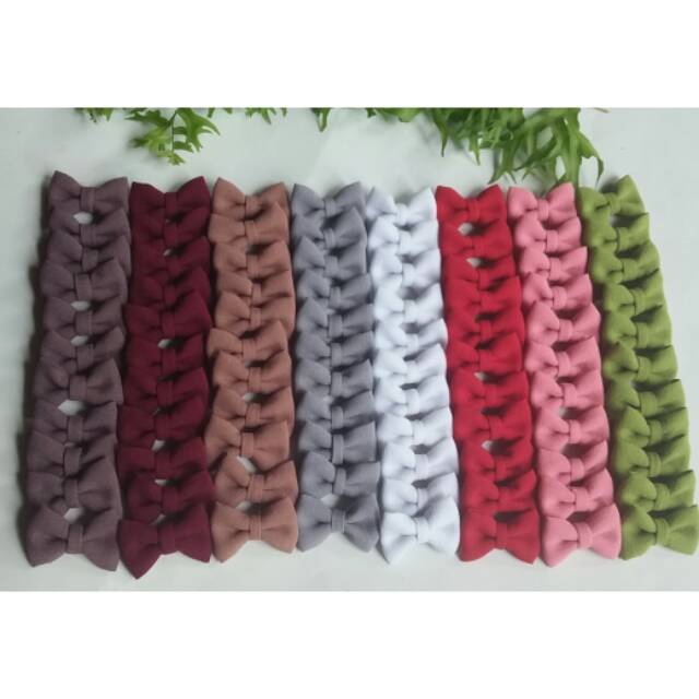 

Pita bow 2 x 3 cm. Harga per 12 pcs