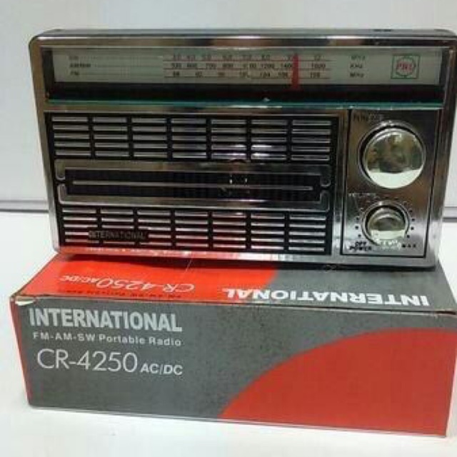 Radio murah jadul international AC-DC AM-FM