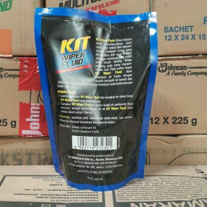 CAIRAN PEMBERSIH KACA DEPAN MOBIL KIT WIPER FLUID 400 ML