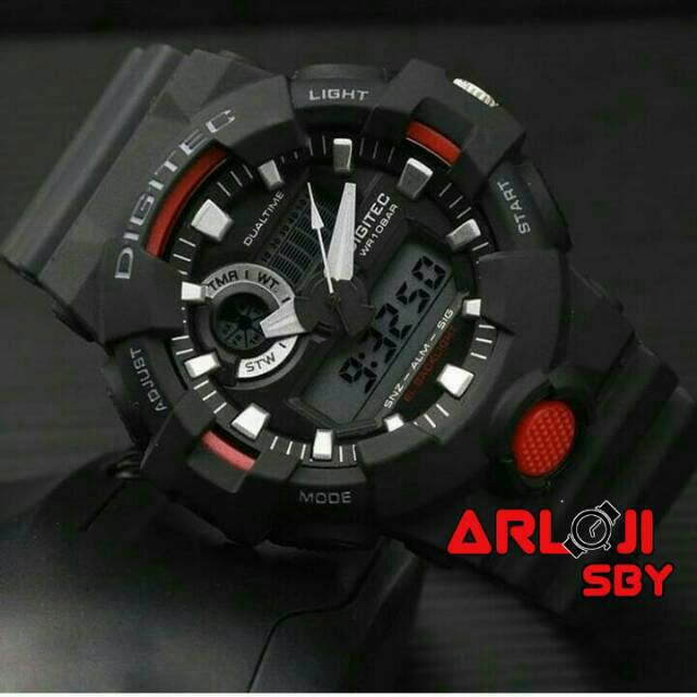 JAM TANGAN PRIA DIGITEC DG 2112 original tahan air