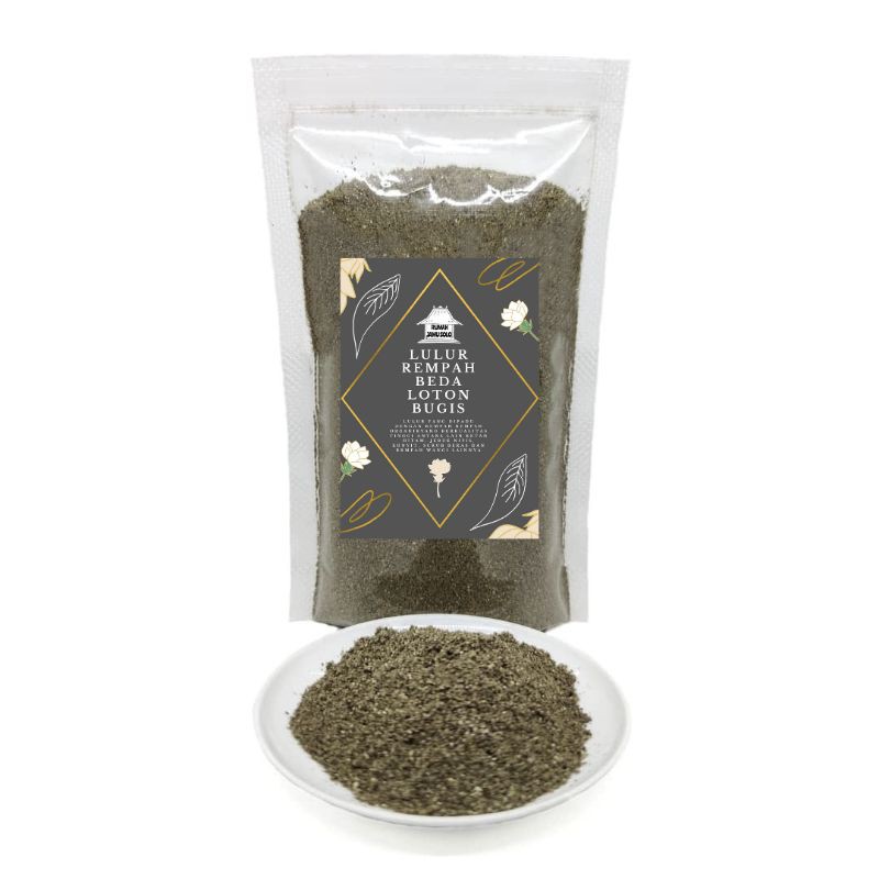 

Premium Lulur Rempah Hitam Bedda Lotong Bugis Quality 100gram
