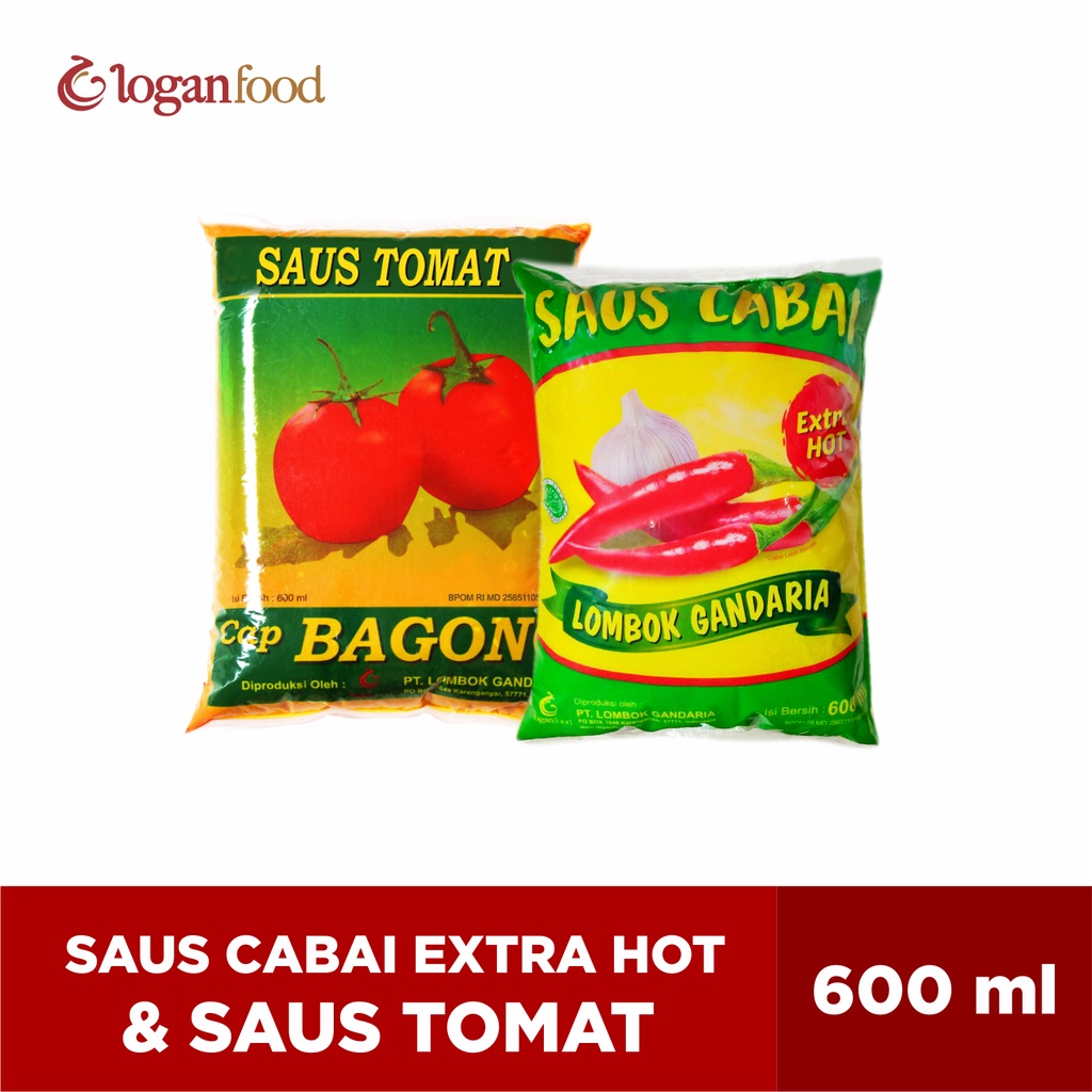 

Saus Tomat Bagong & Saus Cabai Ekstra Hot 600ml