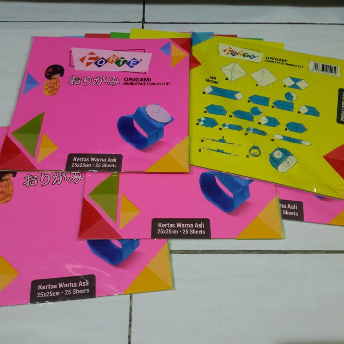 

Senikertas- Kertas Lipat ( Origami ) Forte 25 X 25 Cm - 25 Lbr -Kertas-Seni.