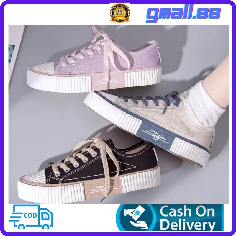 G88.MALL / Sepatu kanvas wanita Sneakers wanita import - Sepatu fashion 209