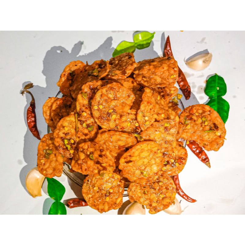 

KRIPIK TEMPE BULAT PEDAS