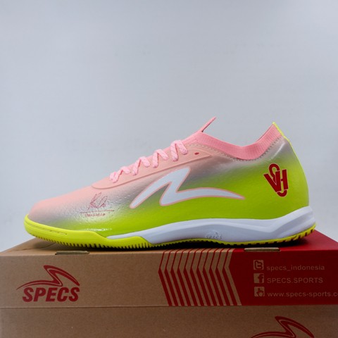 Sepatu Futsal Specs Acc Lightspeed IN V8 SE Pastel Pink 400918 Original BNIB
