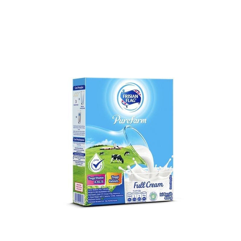  Susu Bendera Bubuk  Full Cream 400g Frisian Flag Milk 