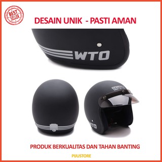  HELM  VESPA GLOSSY WANITA  DEWASA  SHELL BOGO L1U6 PRIA AWET 