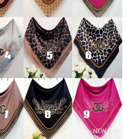 ۩ NEW READY 50 MOTIF JILBAB SEGI 4 BAHAN VOAL BELLA SQUARE 150x150CMSOFT PREMIUM SHR ORI 100% ♕