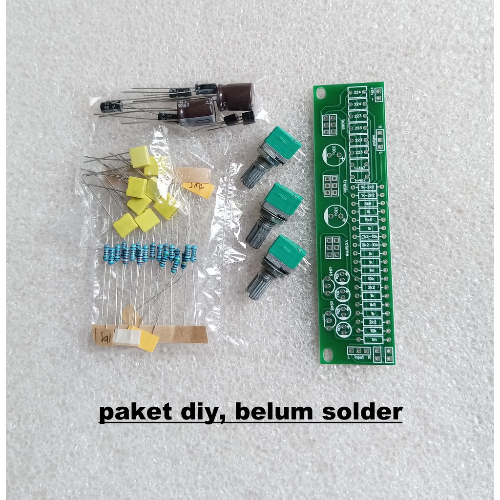 DIY Stereo Tone Control 2 Trasistor