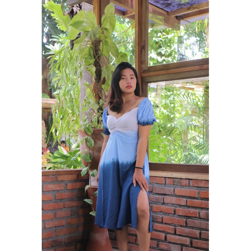 Ombre dress tiedye
