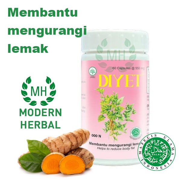 DIYET 60 KAPSUL - BOROBUDUR HERBAL - Membantu mengurangi lemak ditubuh