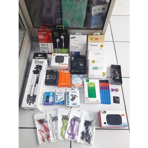 Jual Paket Set Lengkap Konter / Counter Acc Aksesoris Handphone (Varian