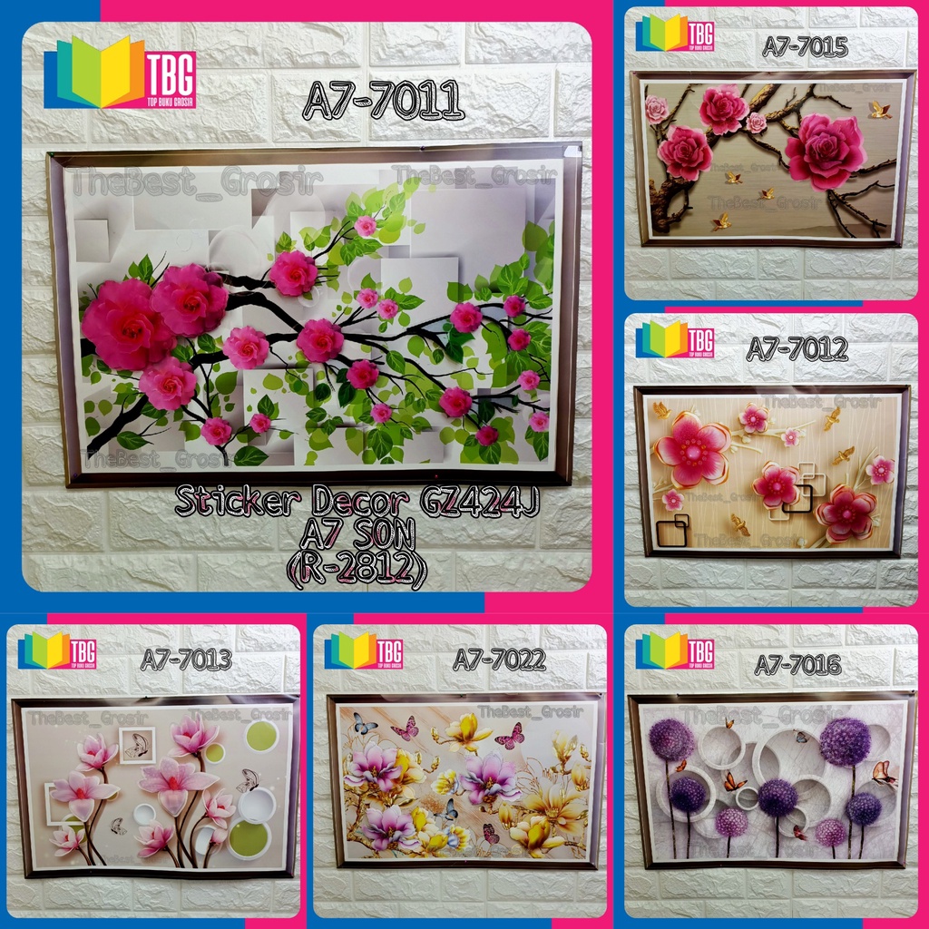 

1 SET STICKER DECOR GZ424J A7 SON (R-2812)
