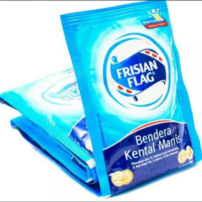 

FRISIAN FLAG susu bendera kental manis isi 6sachet