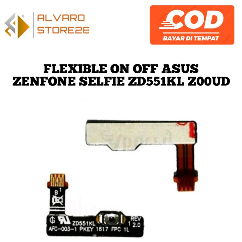 Flexibel flexible on off Asus Zenfone selfie ZD551KL Z00UD - Fleksibel Fleksible On Of Tombol Power