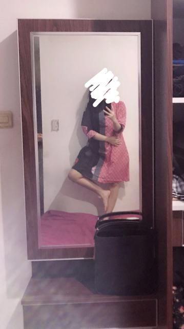 Tunik Nadine  Atasan Tunik Wanita Batik Seragam Murah