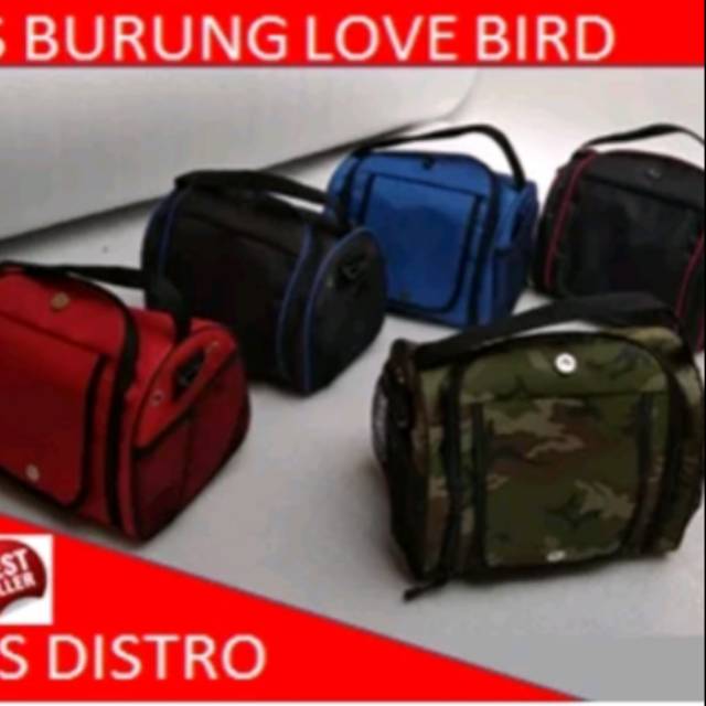 Tas burung Lovebird sugar glider  plus sangkar