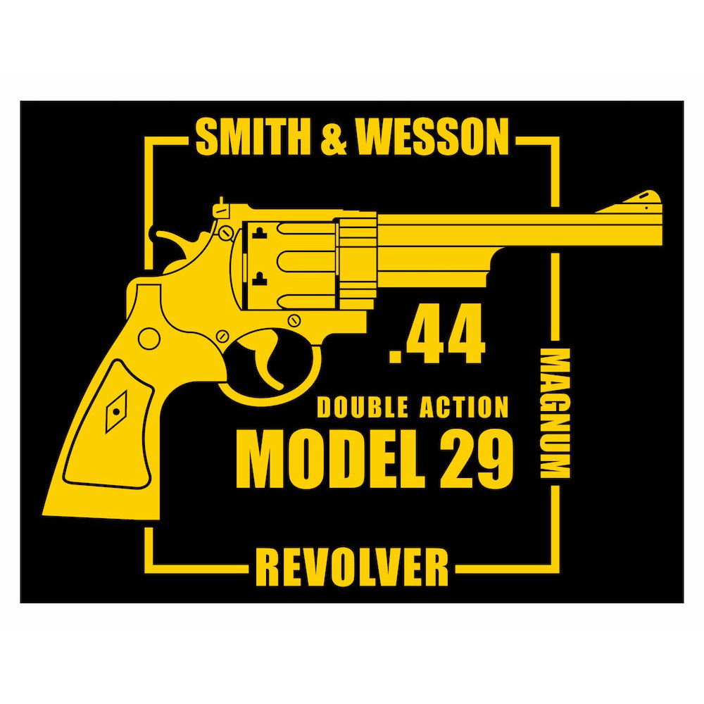 Type 29 Smith & Wesson Cutting Sticker