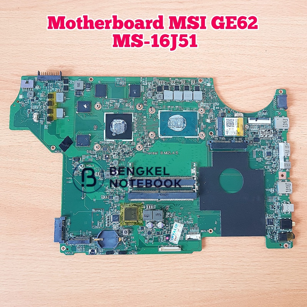 Motherboard MSI GE62 GE72 GP62 GP72 MS-1795 MS-16J51 MS-1795 core i5 Ver 1.0