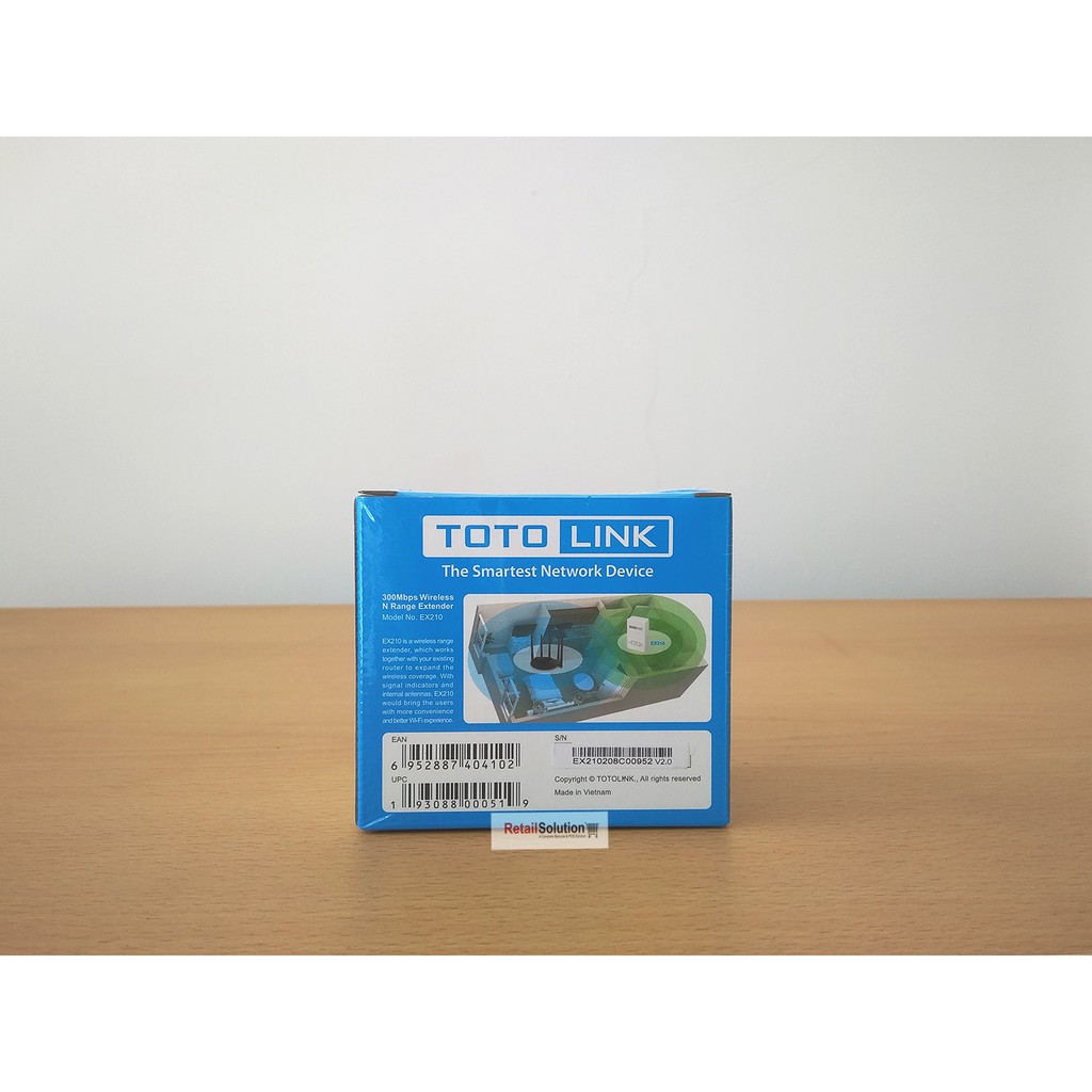 TOTOLINK EX210 - Wireless Extender Penguat Sinyal WiFi