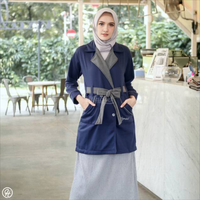 Jaket Hijaber Muslimah Hijacket Elnara-4