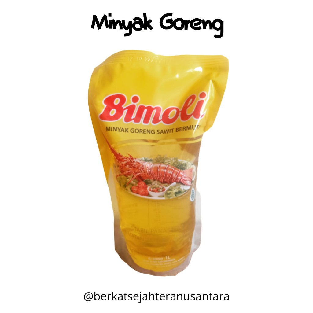 

Minyak Goreng Bimoli // Kemasan 1 liter