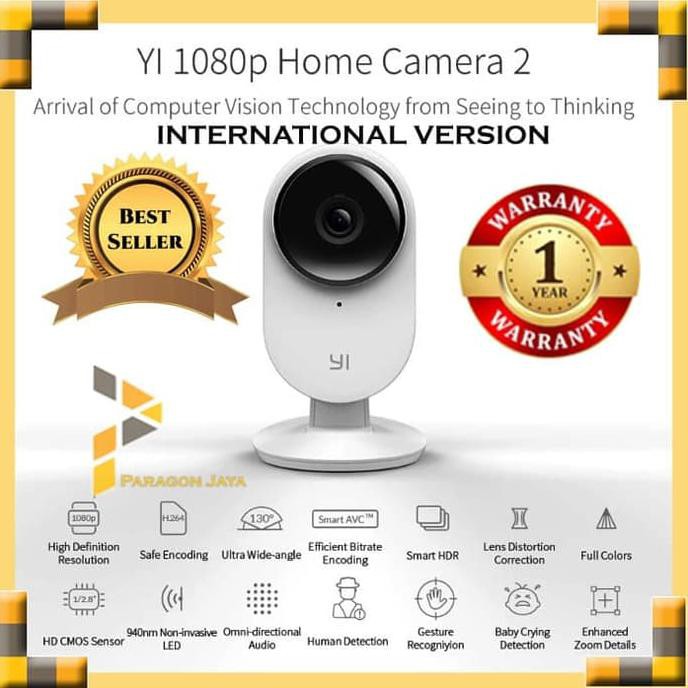 harga promo Barang bagus CCTV Wifi IP Camera Xiaomi Yi Home 2 1080p International Version