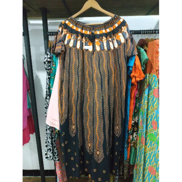 Daster batik hitam manis