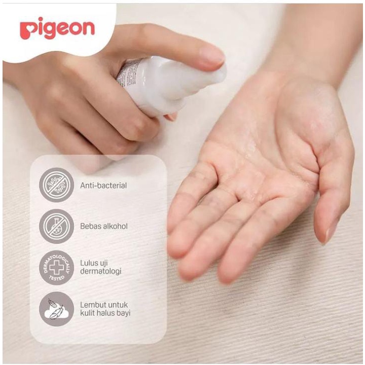 Pigeon protequa hand sanitizer bayi bebas alkohol