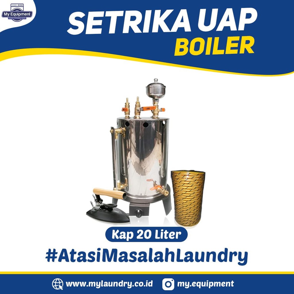 Setrika Uap Boiler Pontianak 20 Liter