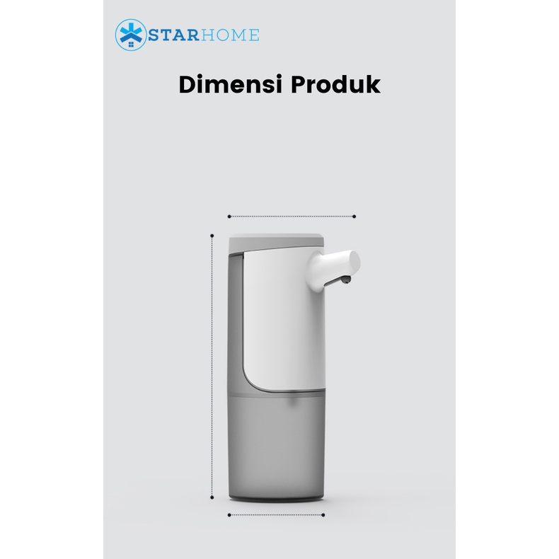 Dispenser Sabun Sensor Otomatis StarHome Kapasitas 450 ml Automatic Soap Dispenser Hand Sanitizer-5