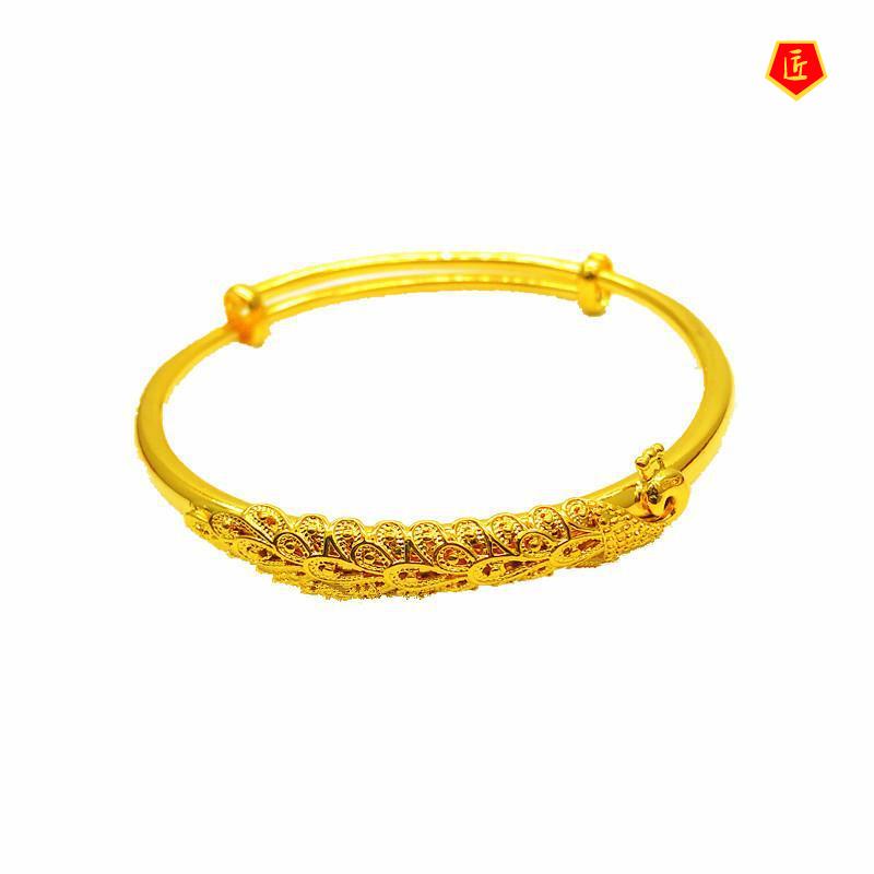 [Ready Stock]Fashion Auspicious Golden Phoenix Bracelet