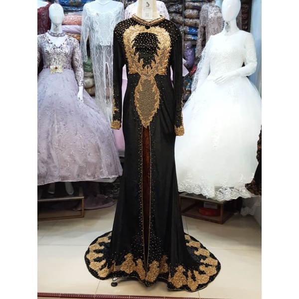 Kebaya Pengantin  Bludru Modern