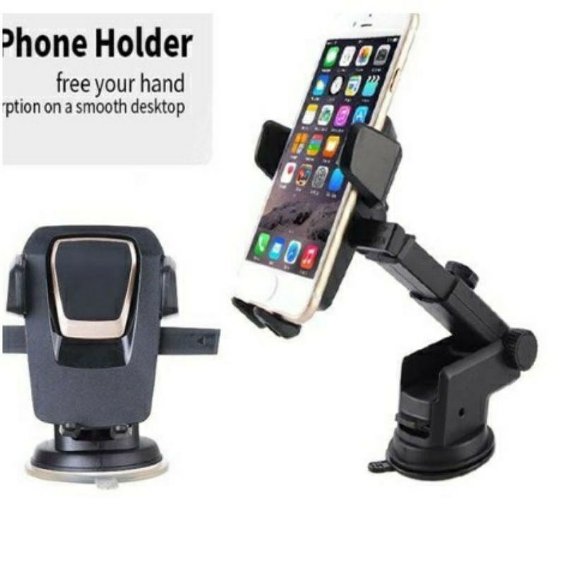 HD-09 Holder Mobil Card Holder Stand HP Tempel di Kaca Mobil HD09