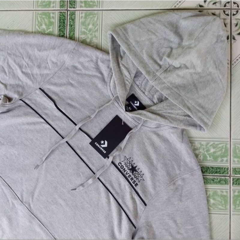 Converse Men's PO Hoodie All Star Grey Original