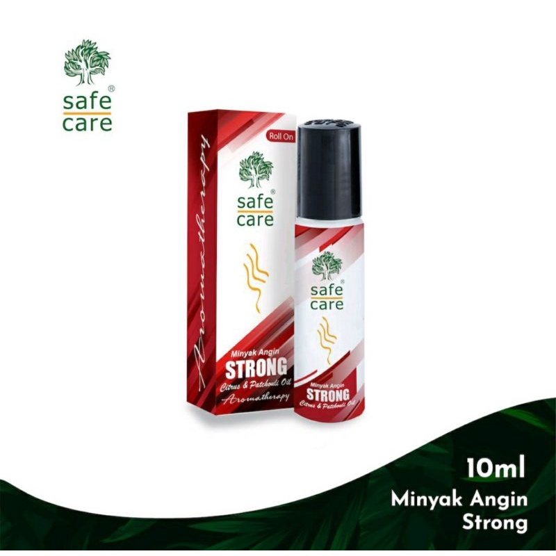 SAFE CARE MINYAK ANGIN AROMATHERAPY STRONG ROLL ON 10ML