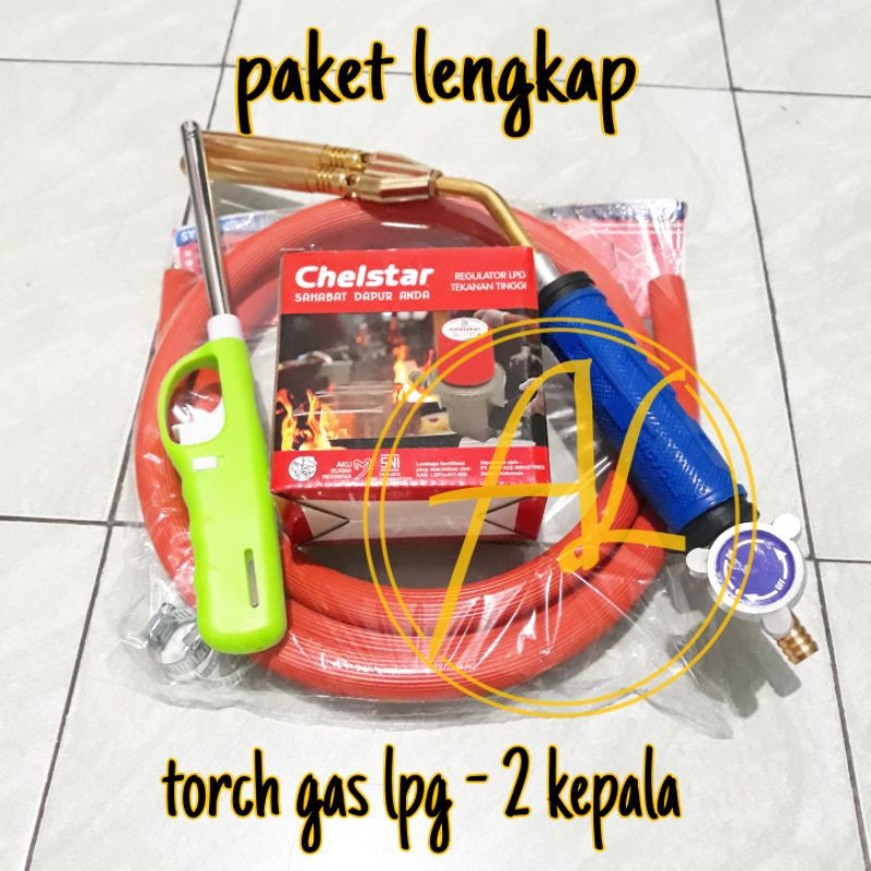 torch gas lpg paket lengkap / gas torch lpg lengkap korek