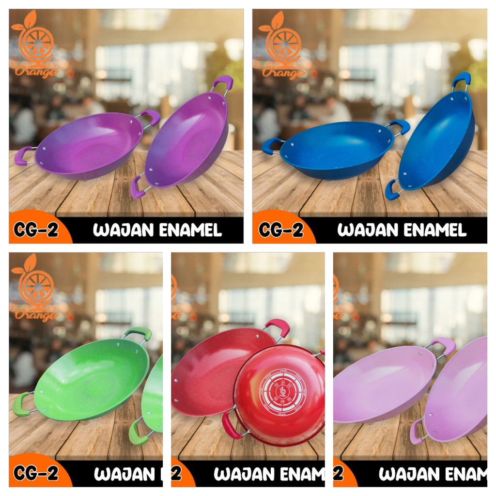 Wajan Anti Lengket Wajan Enamel Anti Gores